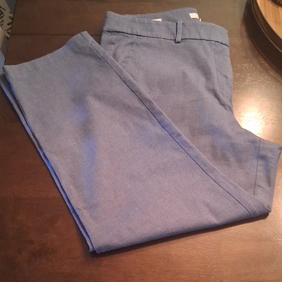 LOFT Pants - LOFT Women's Blue Straight Leg Pants